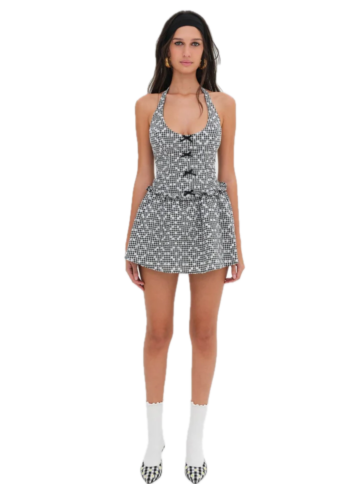 Janice Halter Mini Dress – The Ivy Edit