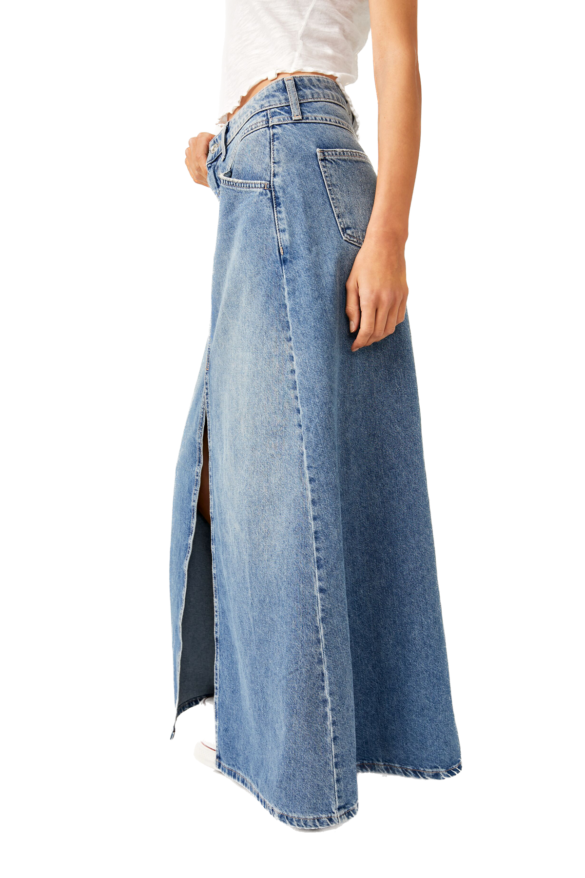 Come As You Are Denim Maxi Skirt The Ivy Edit 3086