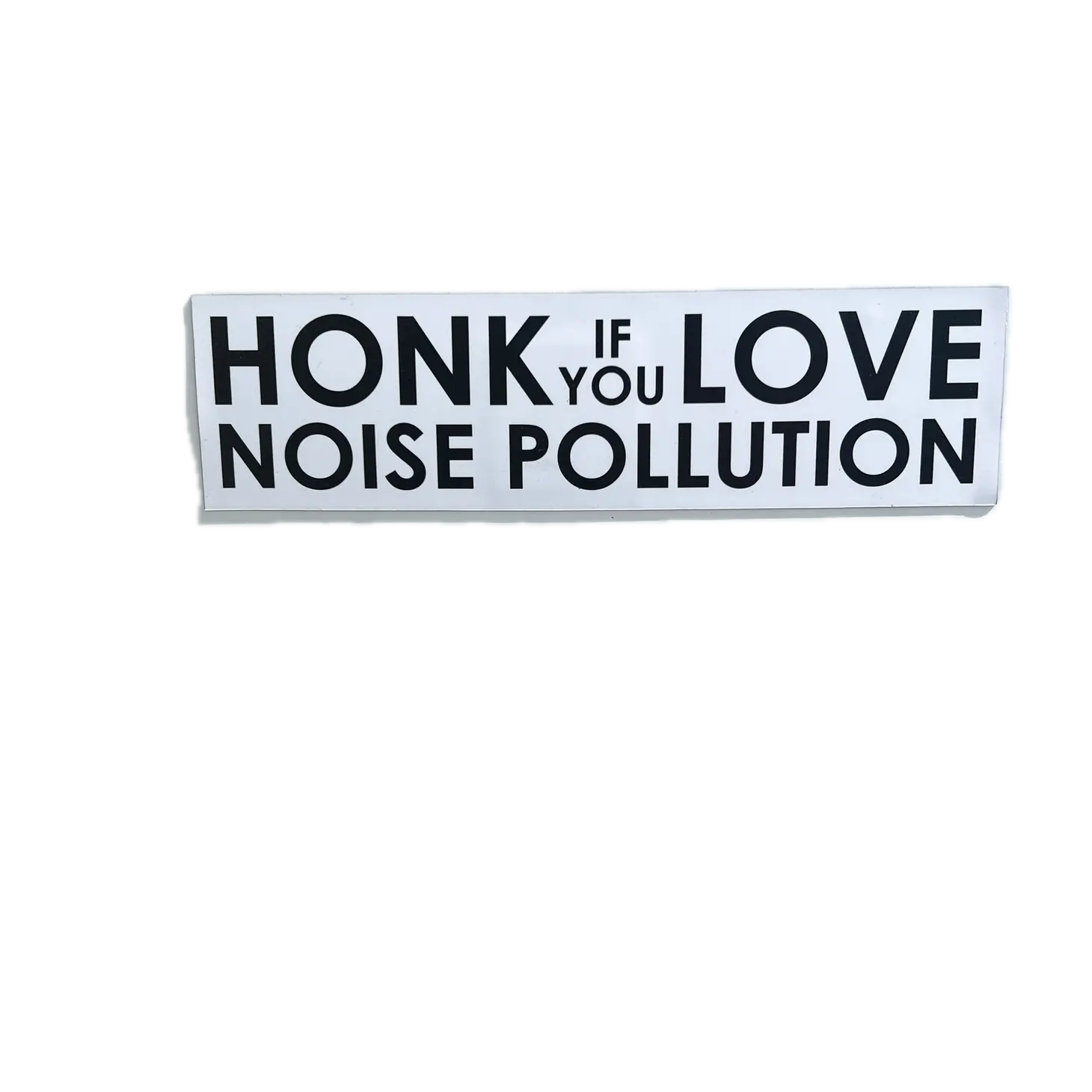 Noise Pollution Car Magnet