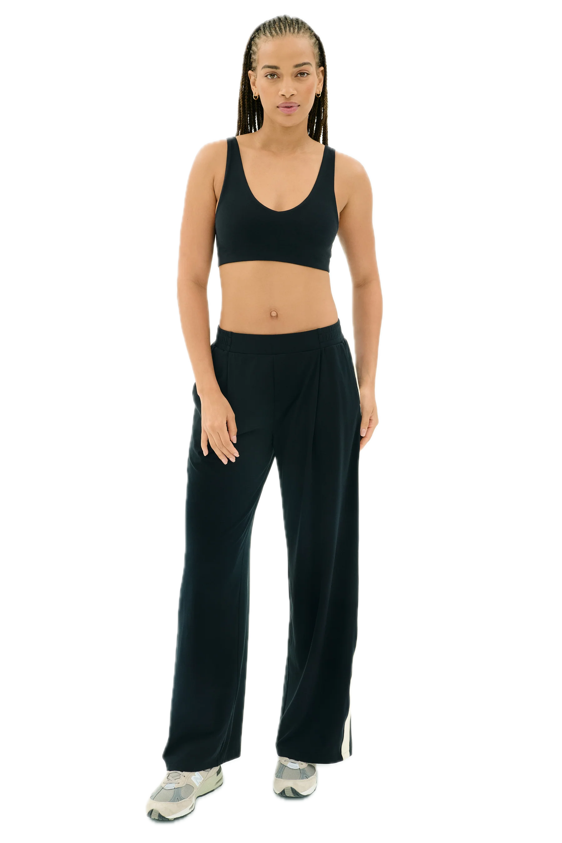 Luca Airweight Trouser With Stripe