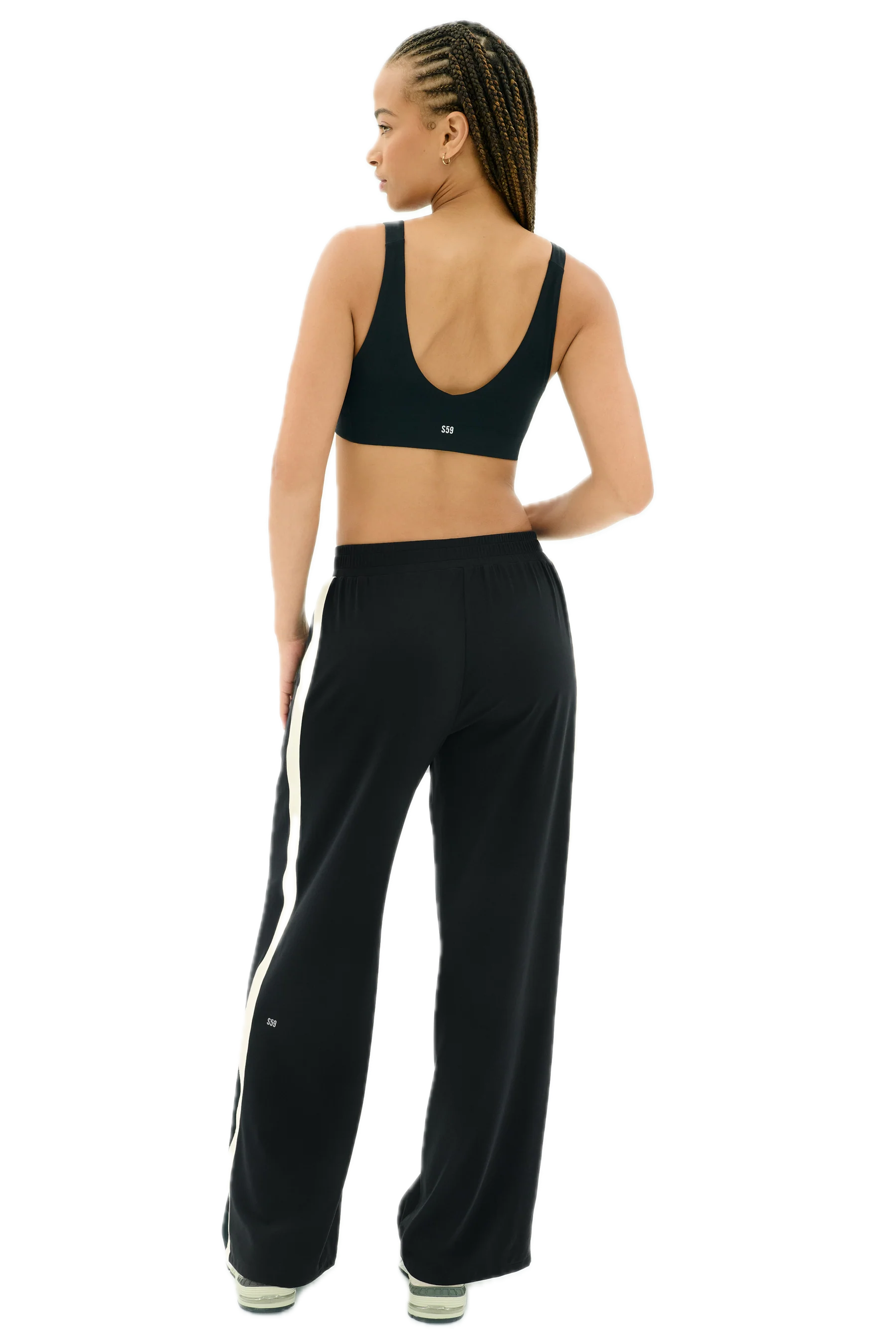 Luca Airweight Trouser With Stripe