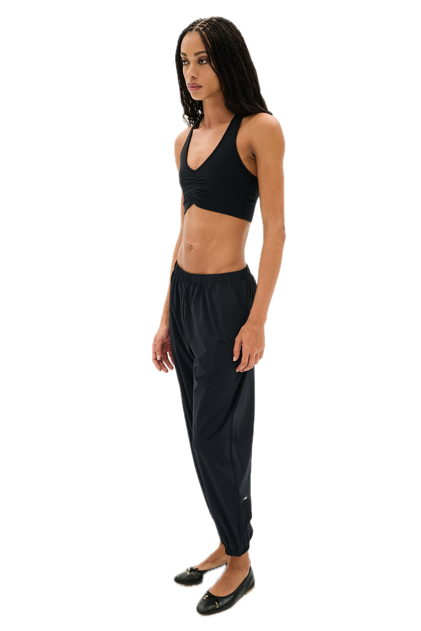 Megan Woven Nylon Jogger
