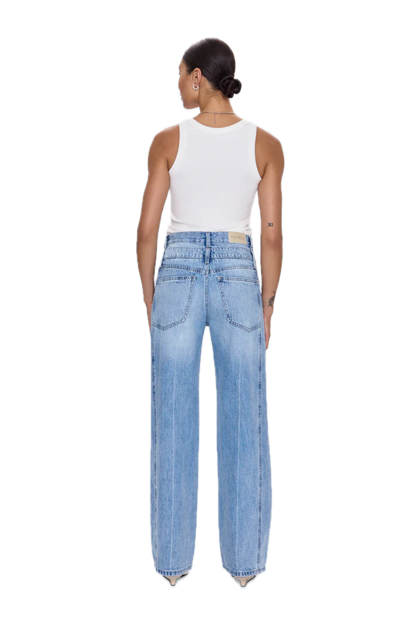 Caleb High Rise Stacked Waist Jean
