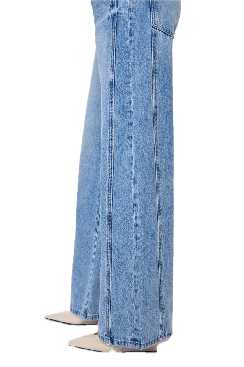 Caleb High Rise Stacked Waist Jean
