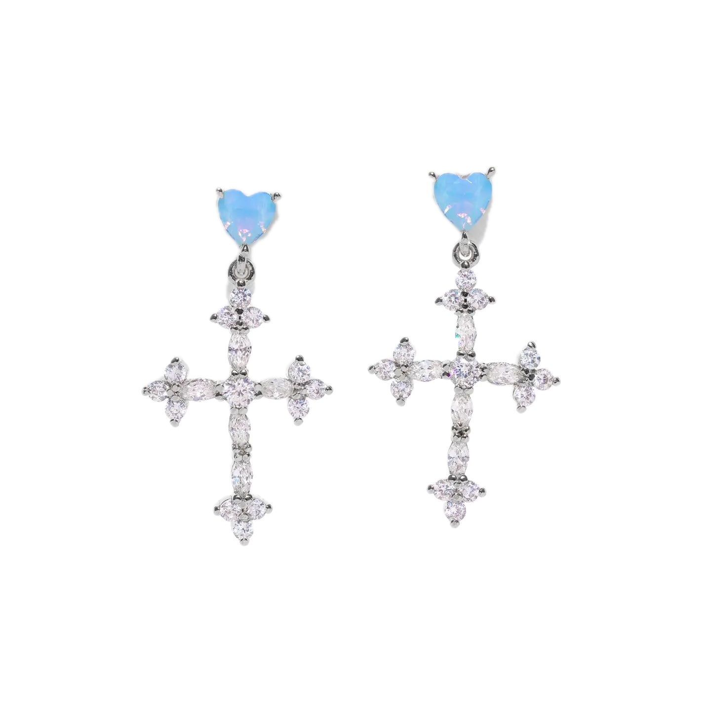 Serendipity Cross Dangle Earrings