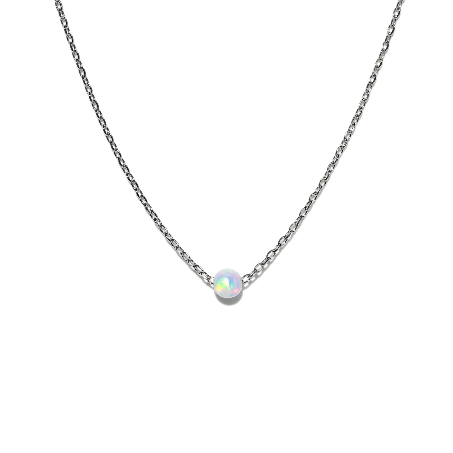 Tiny Opal Necklace