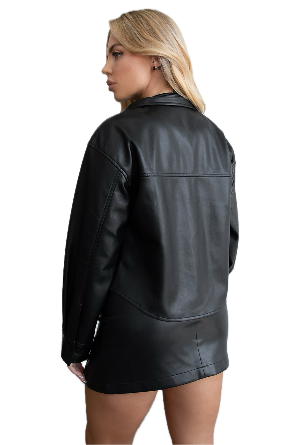 Hayleigh Vegan Leather Jacket