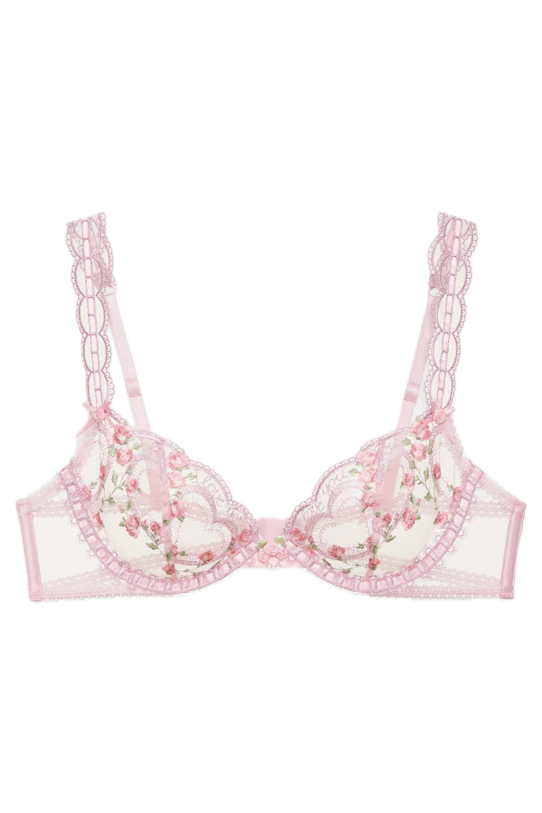 Ily Embroidery Underwire Bra