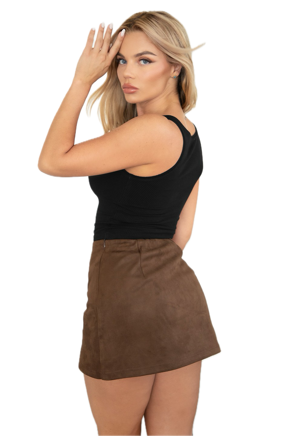 Jill Suede Mini Skirt