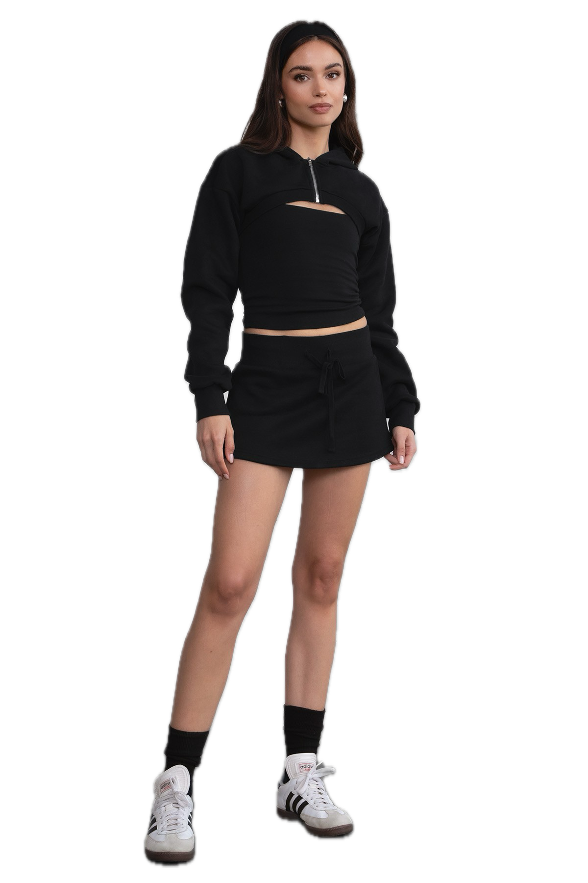 Gemma Fleece Mini Skirt