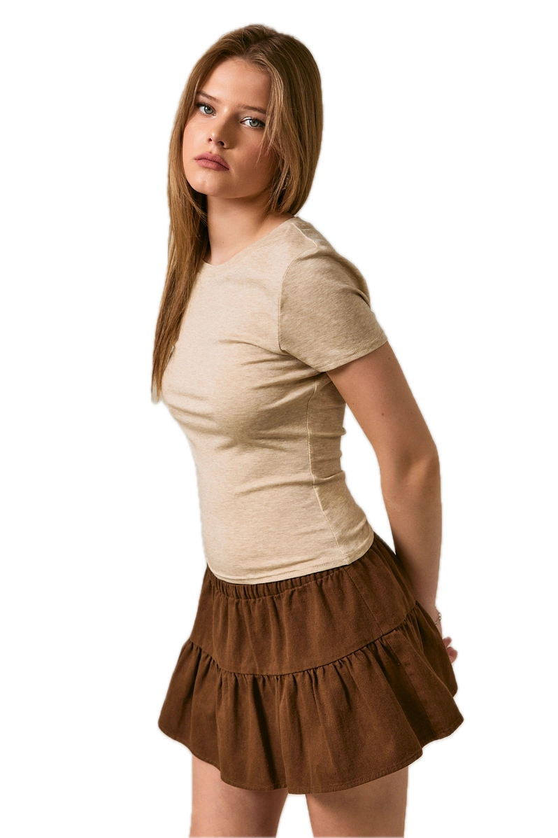 Round Neck Short Sleeve T-Shirt