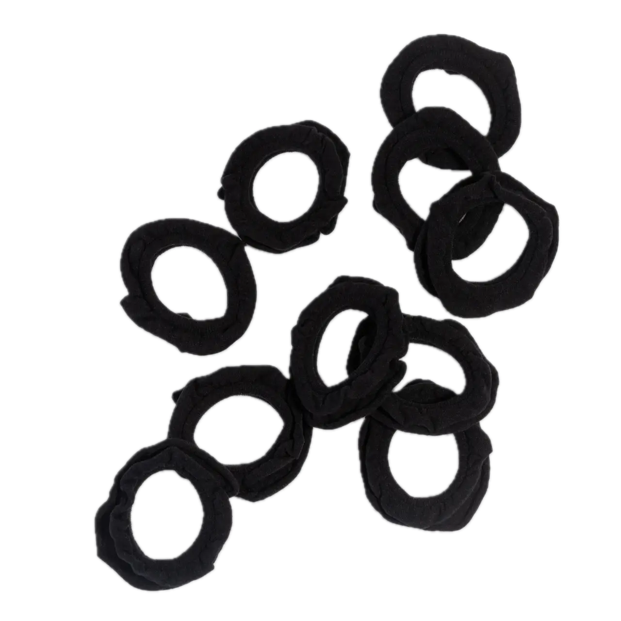 Recycled Fabric Petal Hair Elastics 10pc Set