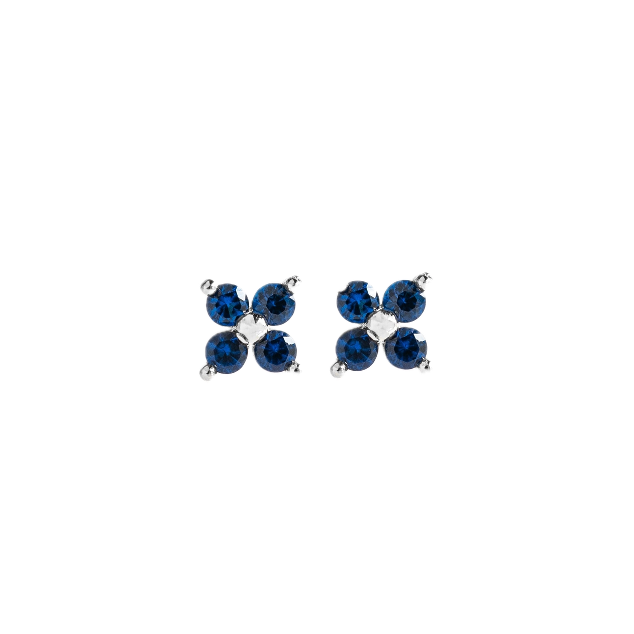 Teeny Tiny Sapphire Cluster Studs