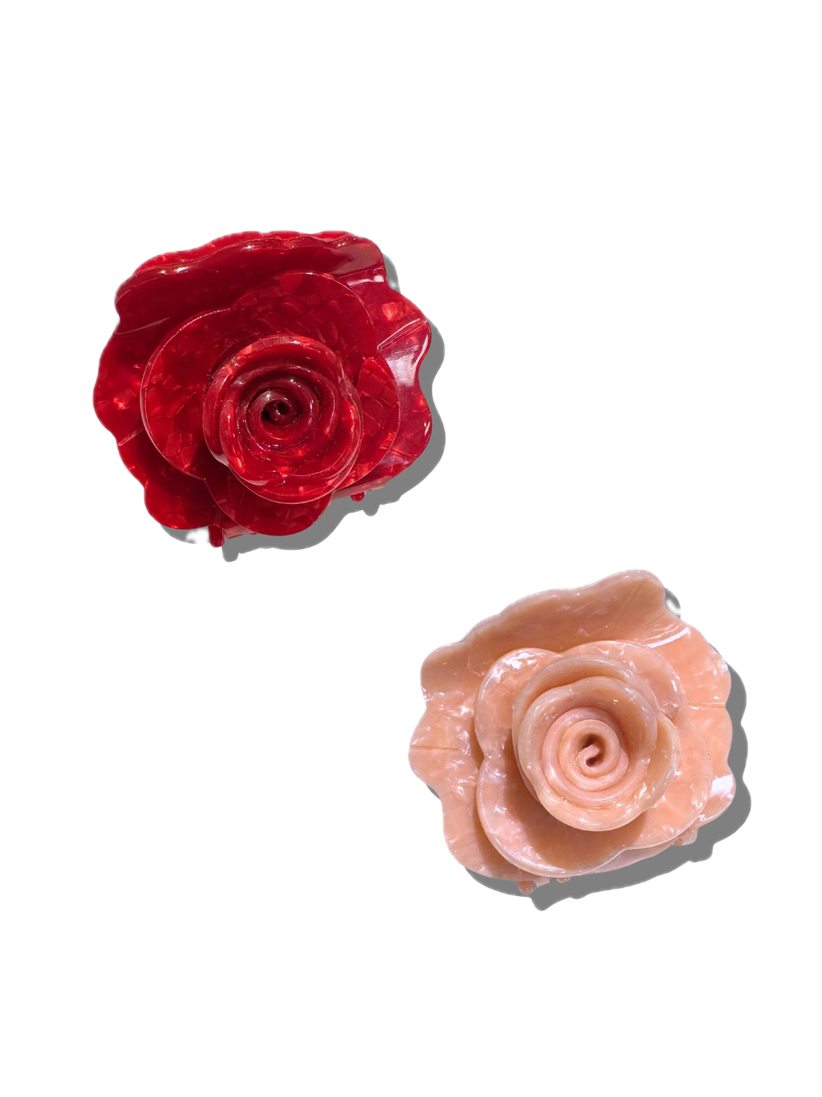 Rose Flower Hair Claw Clip