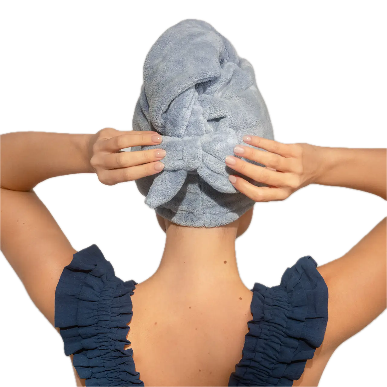 Plush Microfiber Hair Towel Turban