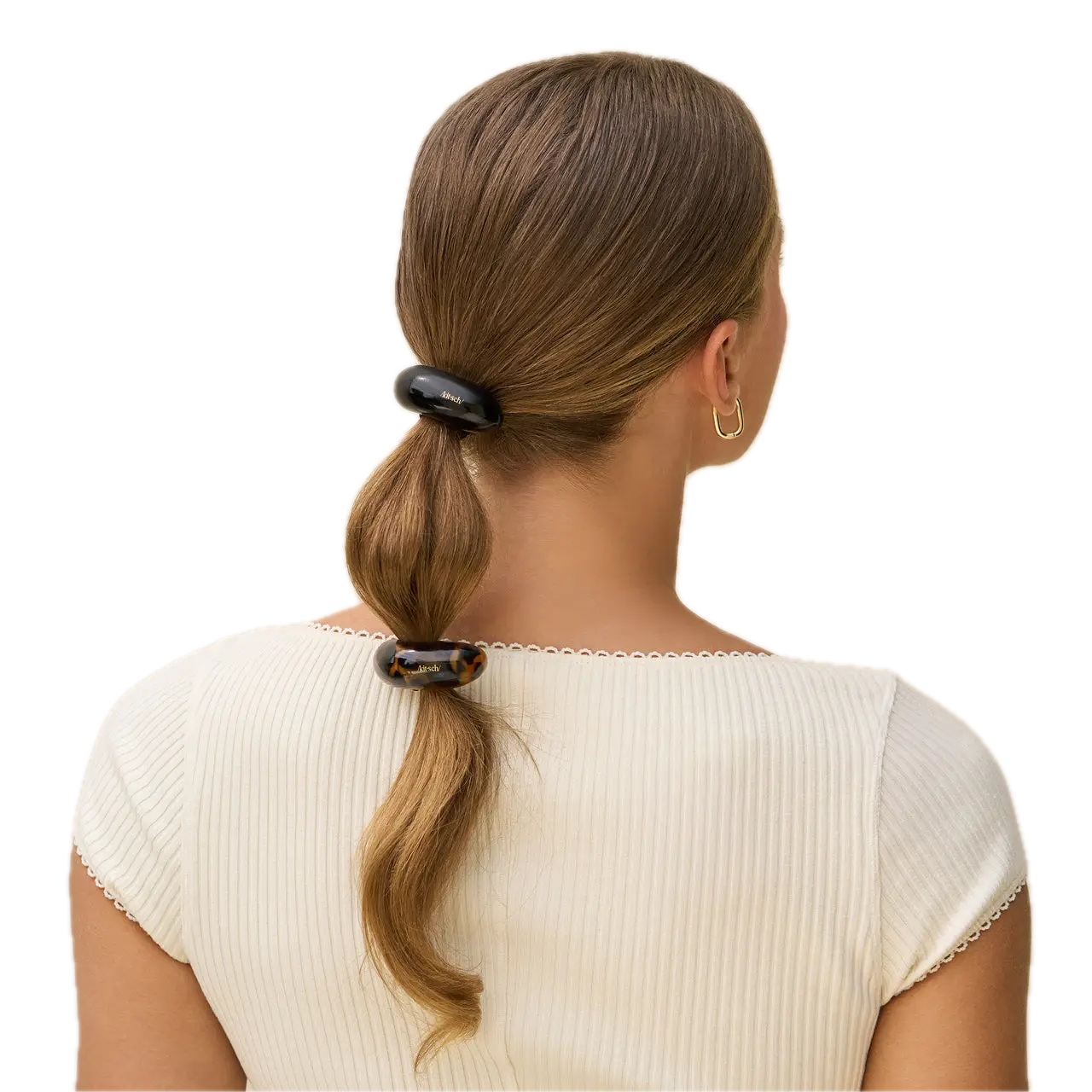 Medium Black & Tort Cloud Cuffs