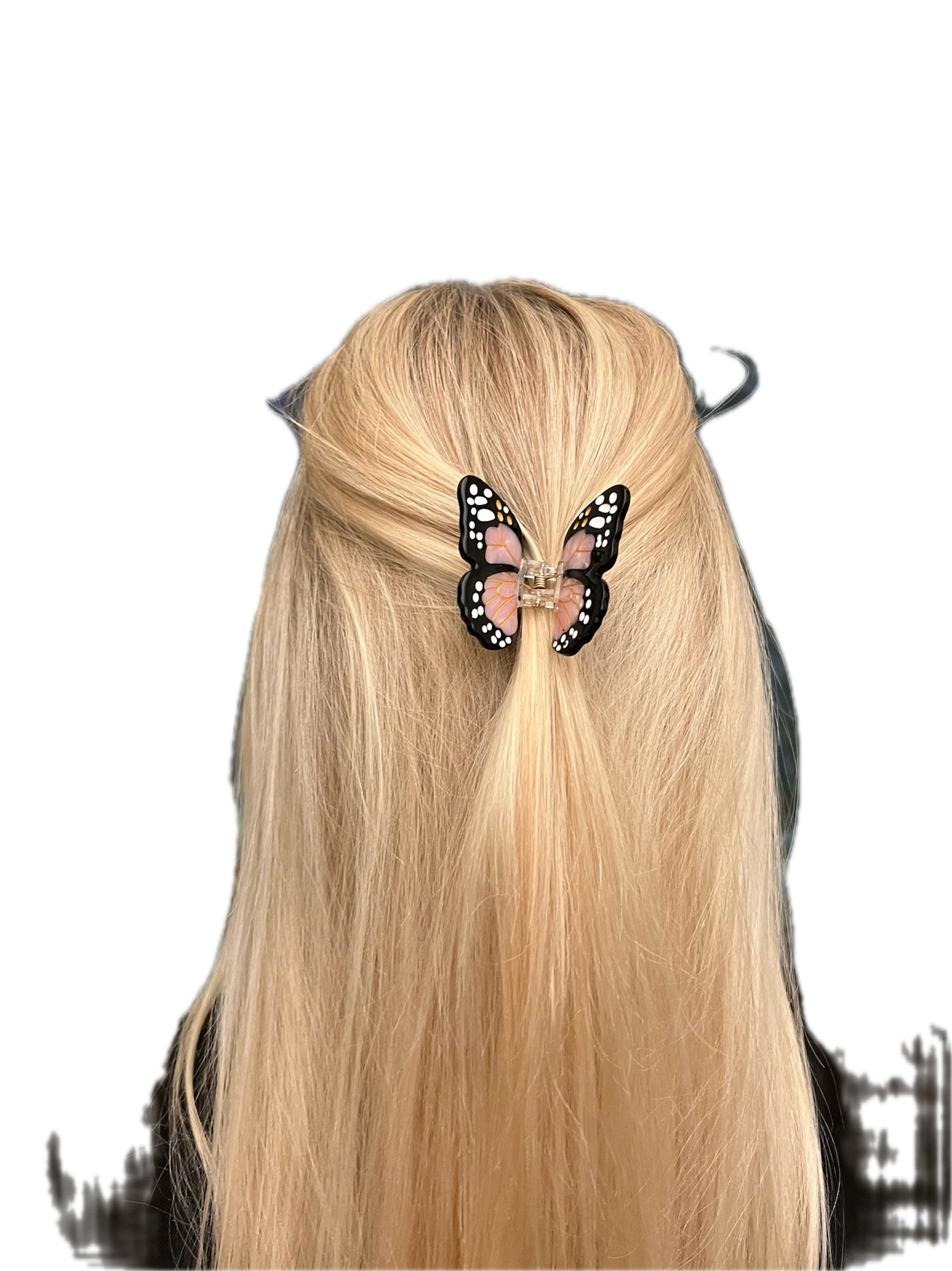 Mini Monarch Hair Clip