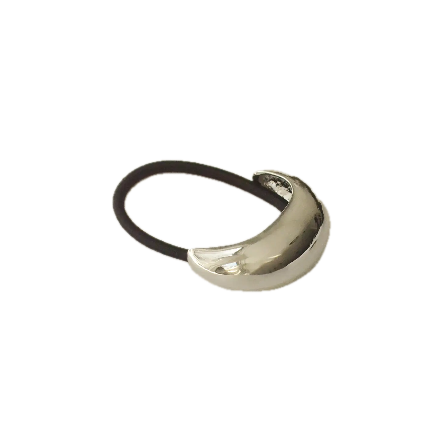 Narrow Crescent Metal Hair Cuff