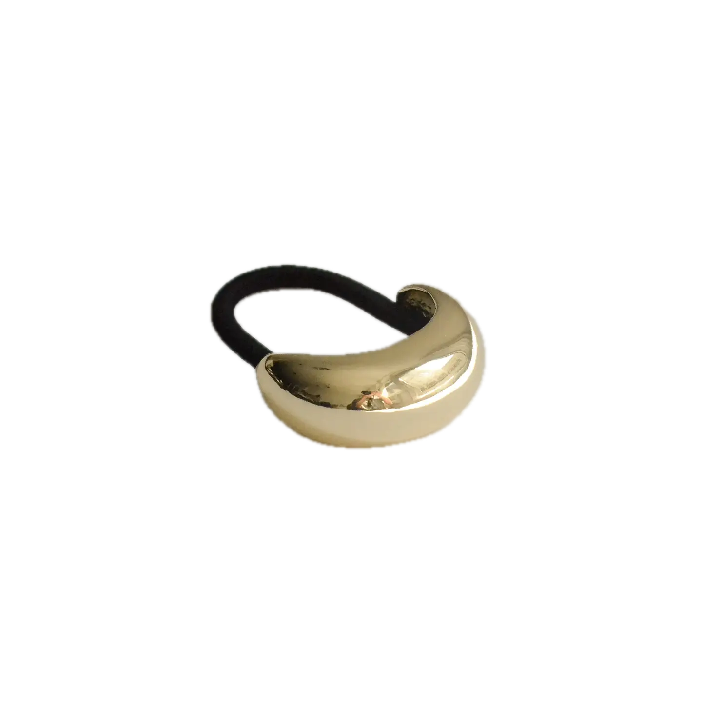 Narrow Crescent Metal Hair Cuff