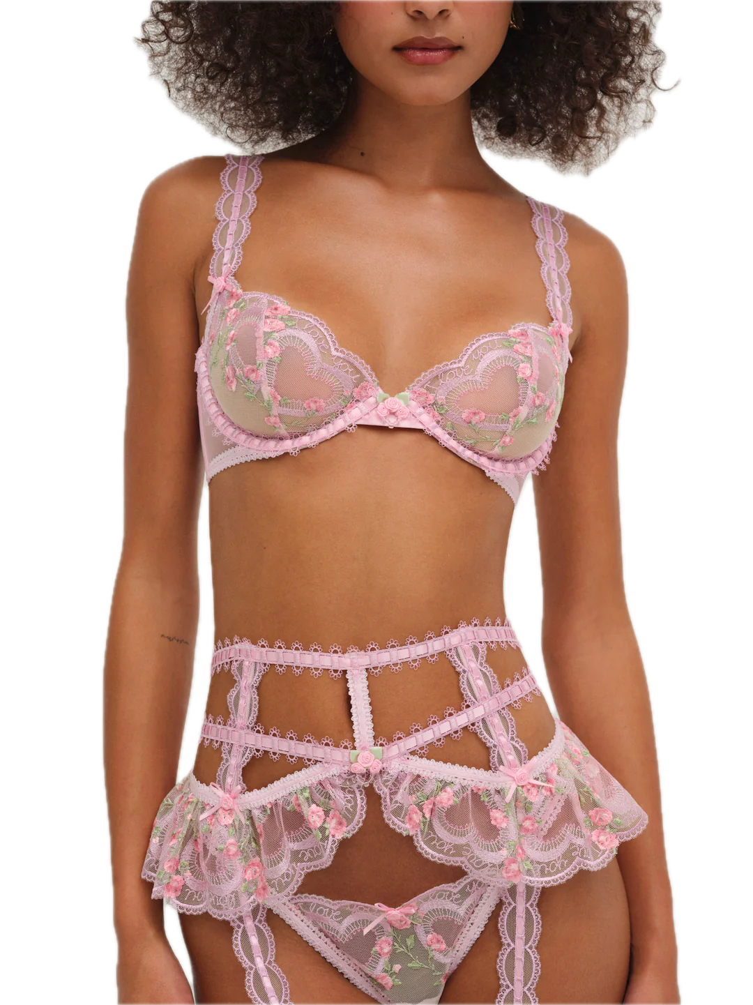 Ily Embroidery Underwire Bra