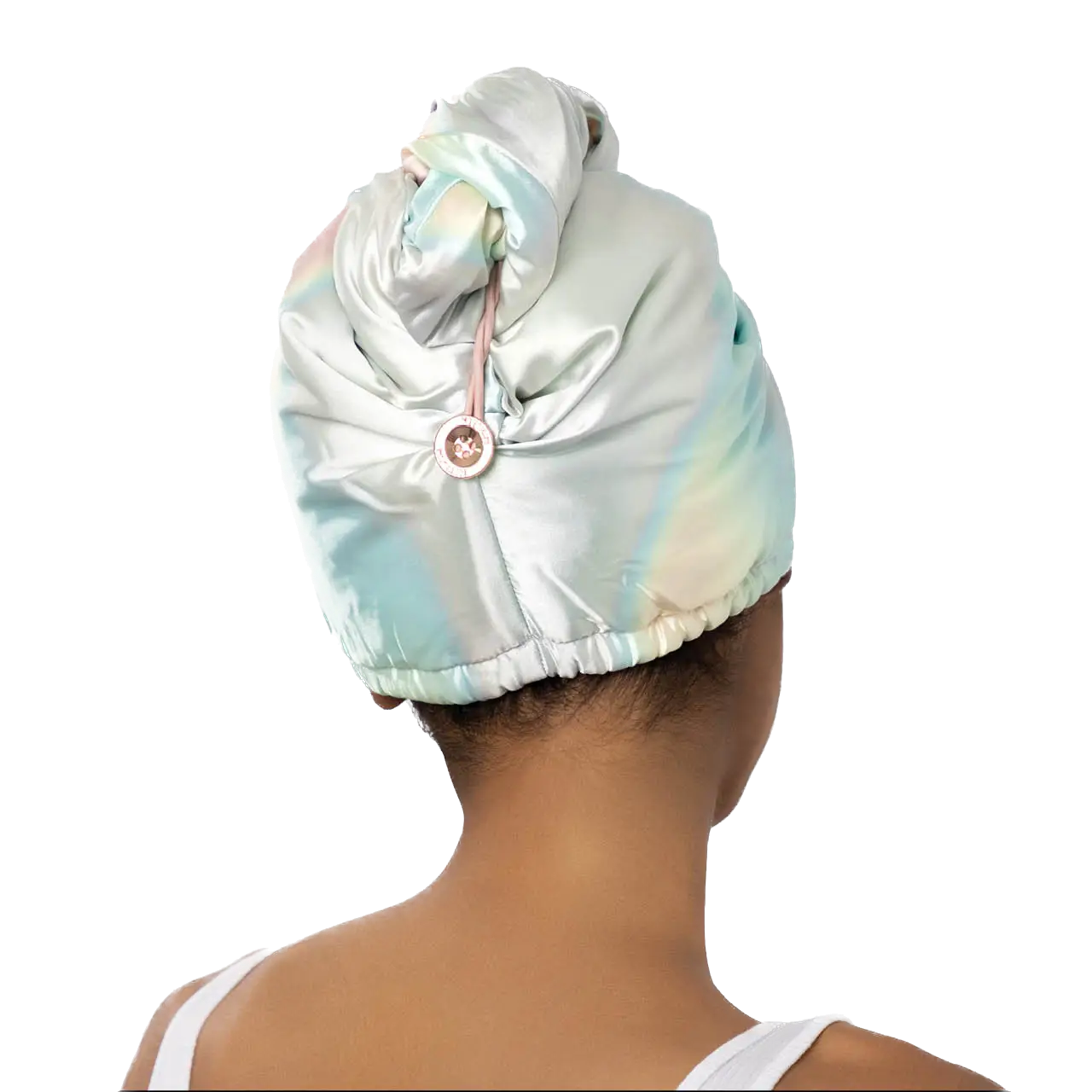 Satin Wrapped Hair Towel