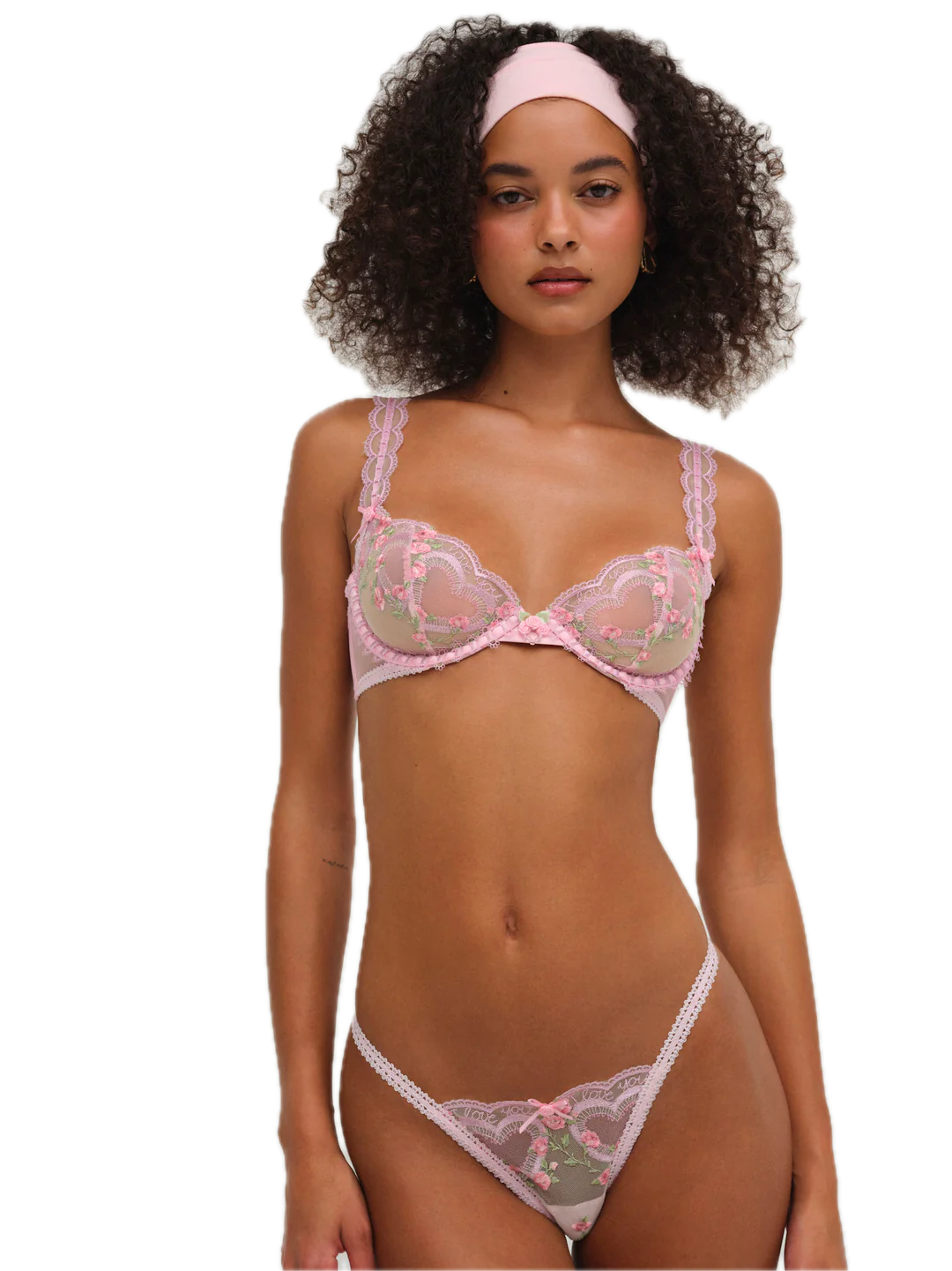 Ily Embroidery Underwire Bra