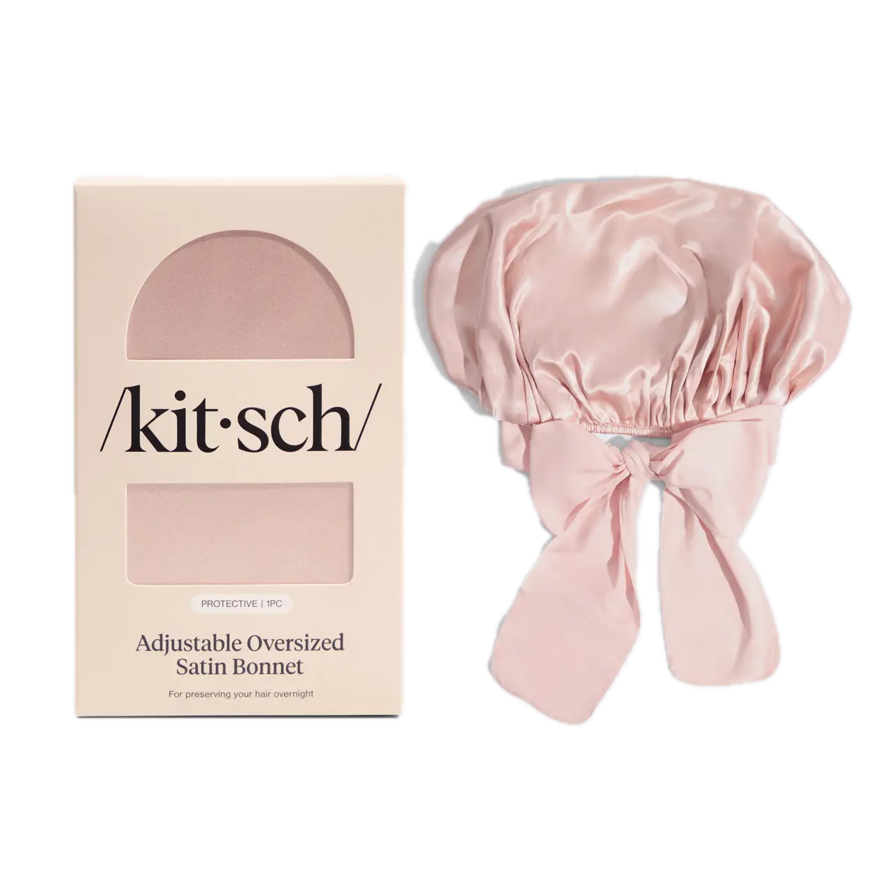 Adjustable Oversized Satin Bonnet