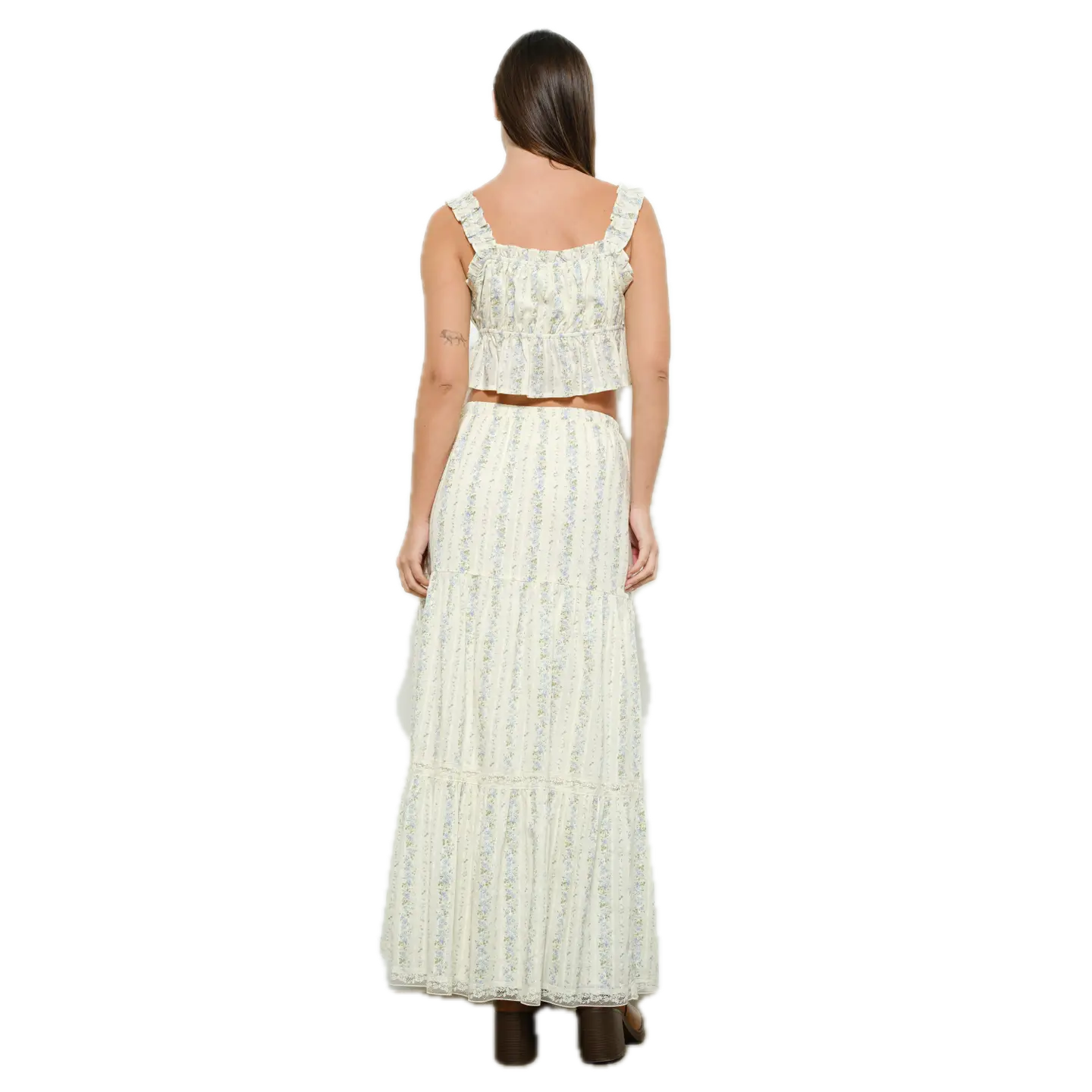 Cottage Tiered Maxi Skirt