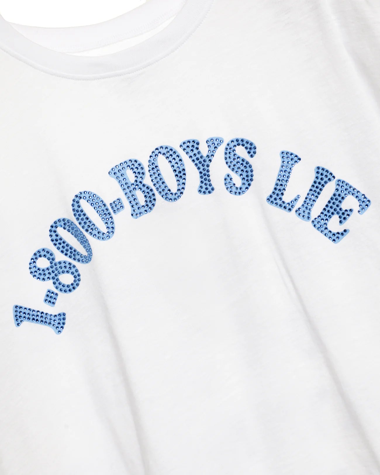 1-800 Boyfriend Tee Rhinestone