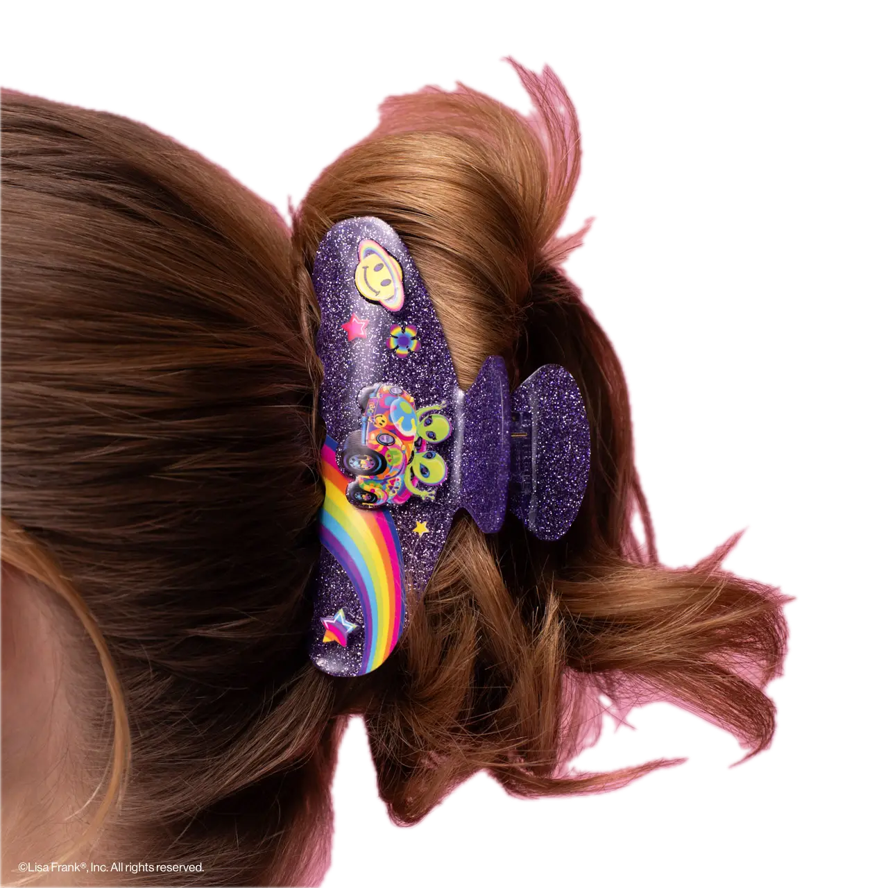 Lisa Frank X Kitsch Glitter Claw Clip