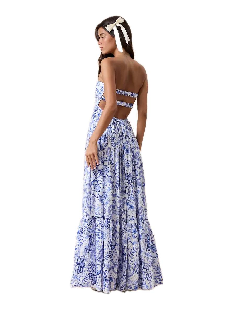 Bohemian Twisted Maxi Dress