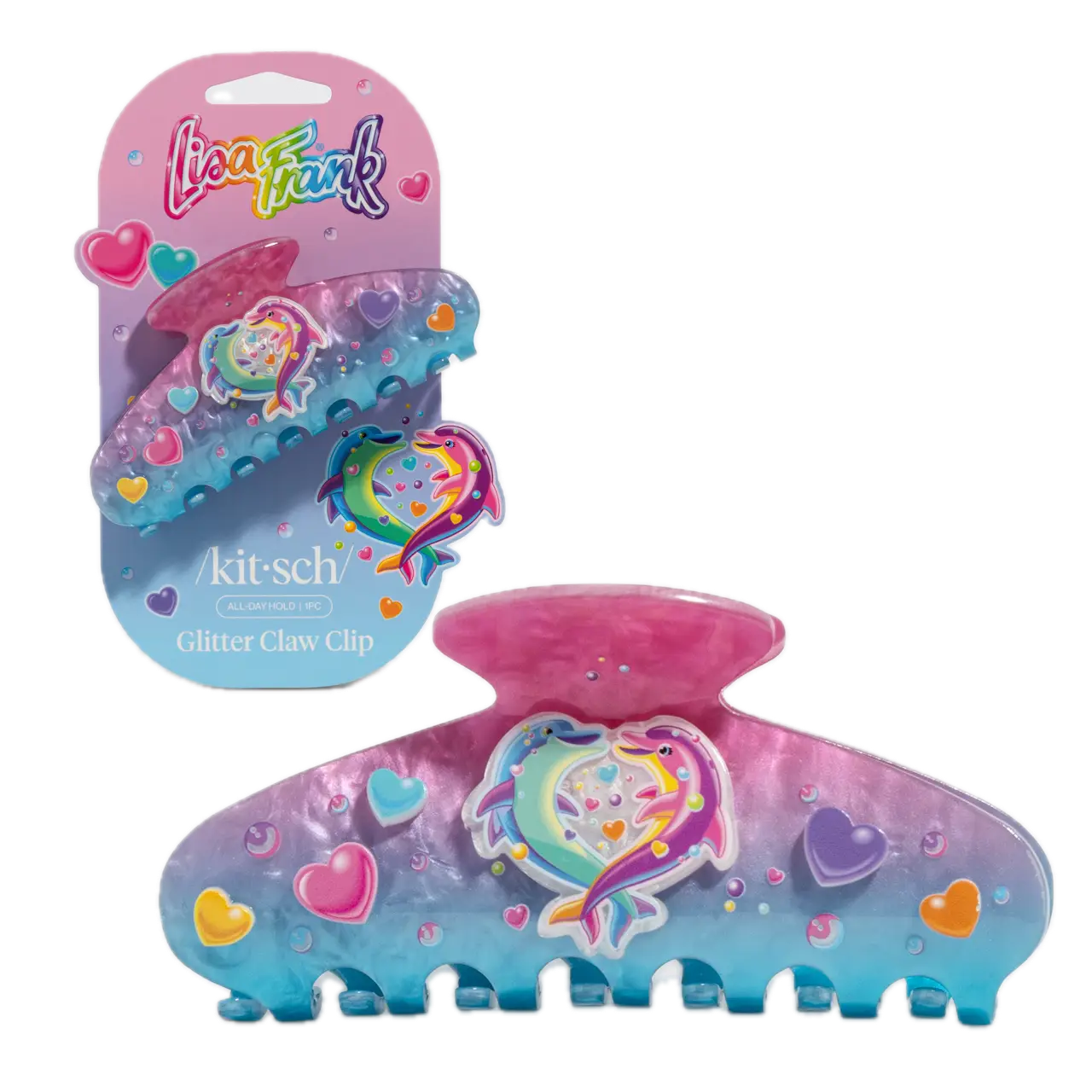Lisa Frank X Kitsch Glitter Claw Clip