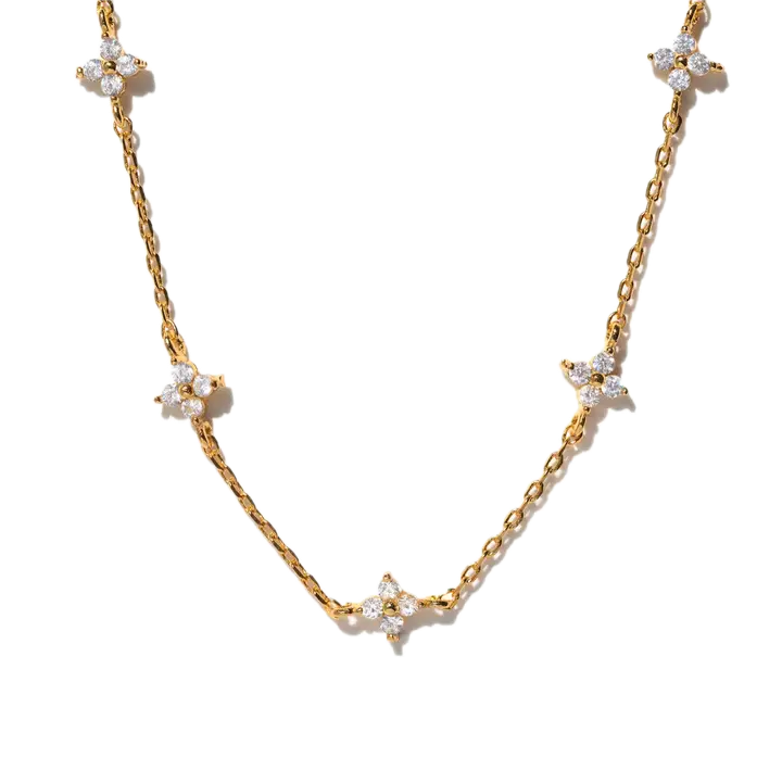 Shimmer Blossom Anklet
