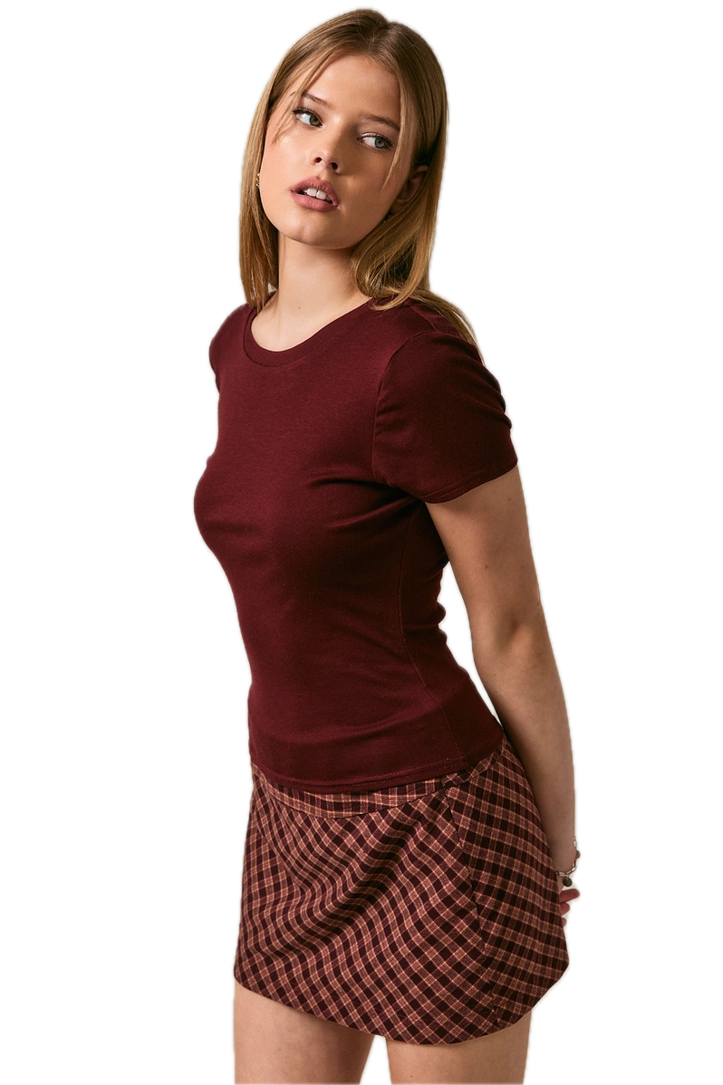 Round Neck Short Sleeve T-Shirt