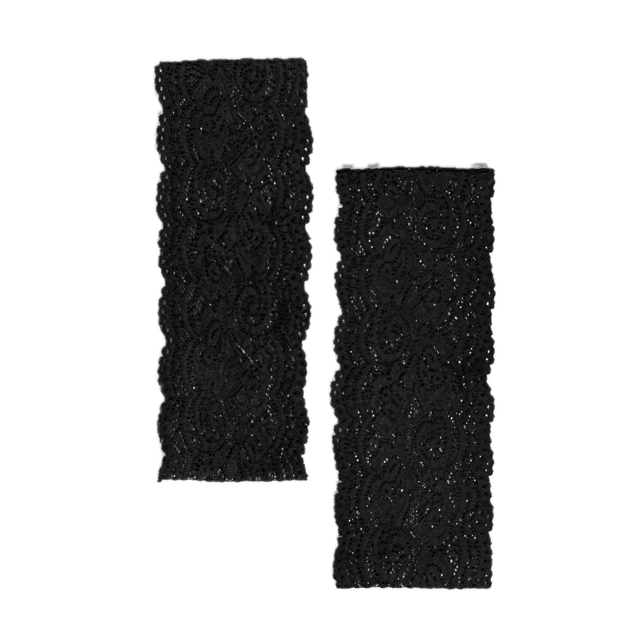 Wide Lace Elastic Headbands 2pc Set