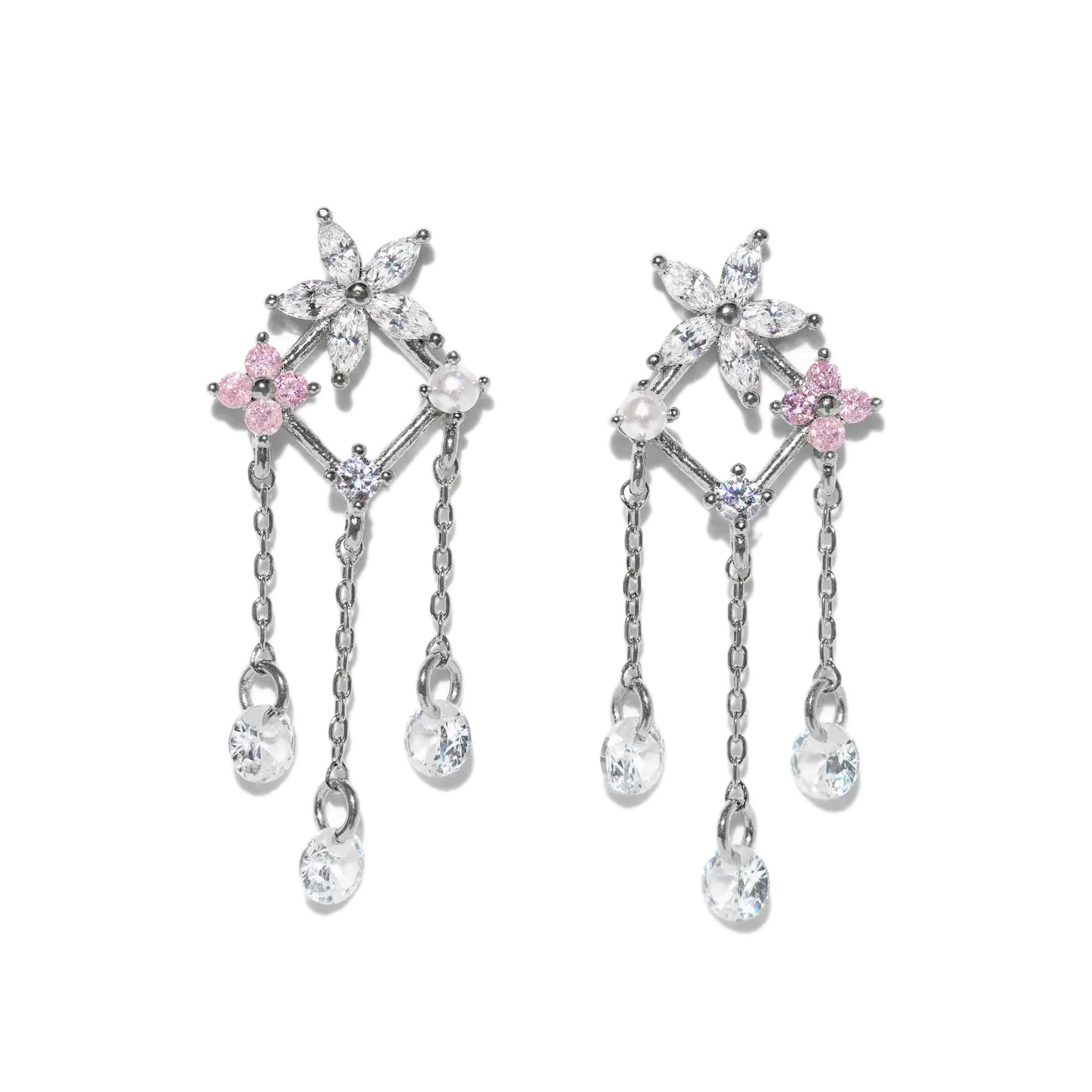 Raining Gems Dangle Earrings