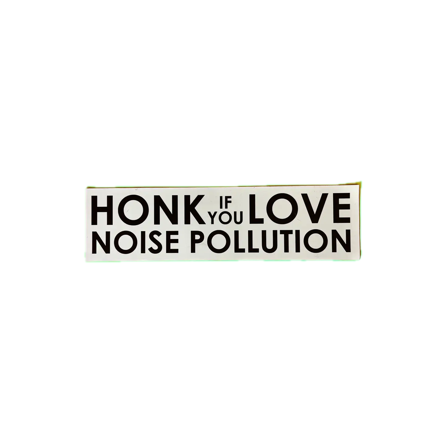 Noise Pollution Car Magnet