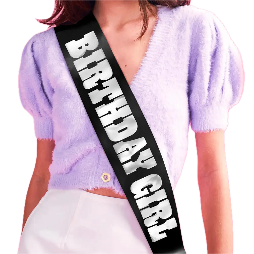 Western Birthday Girl Sash