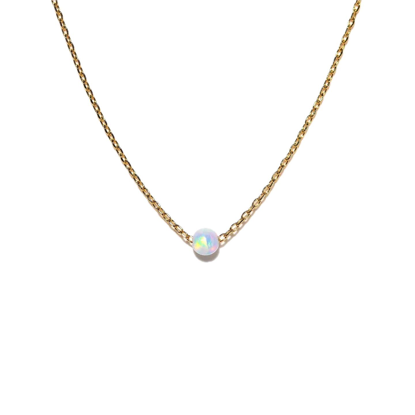 Tiny Opal Necklace