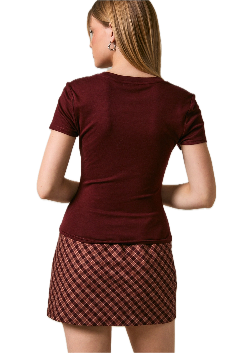 Round Neck Short Sleeve T-Shirt