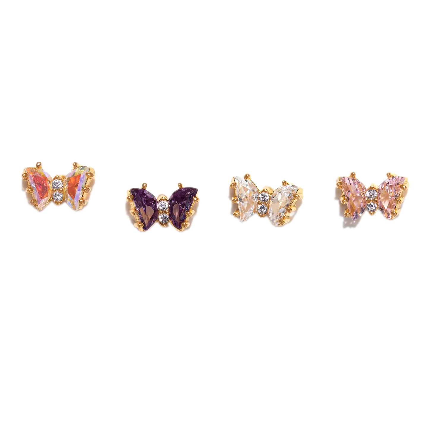 Radiant Flutter Love Stud Set