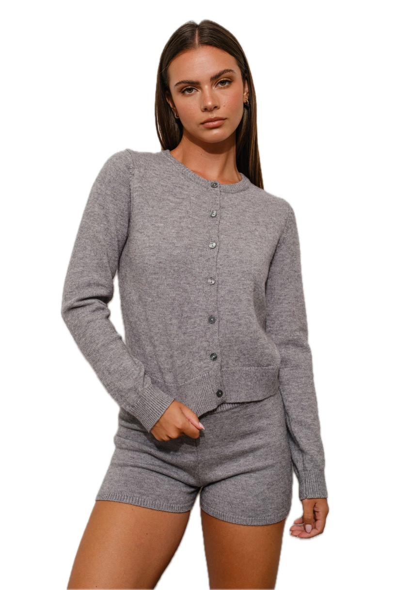 Button Up Knit Cardigan