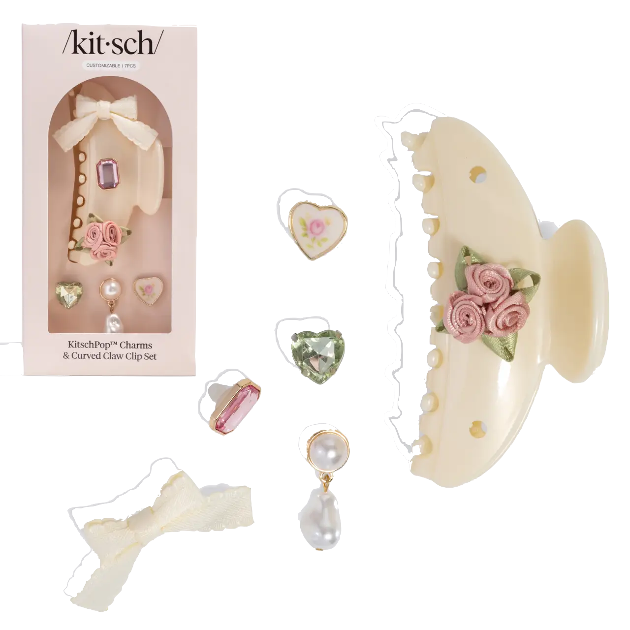 Kitschpop™️ Curved Claw Clip 7pc Set