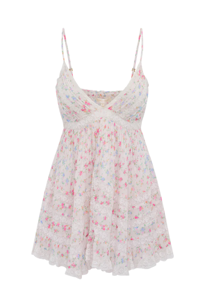 Alonna Cotton Floral Mini Dress