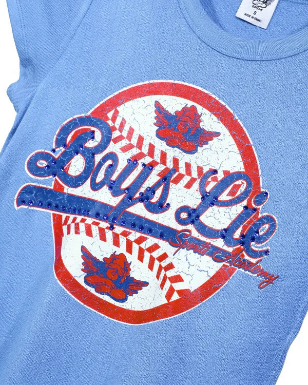 Sporting Blues Baby Tee