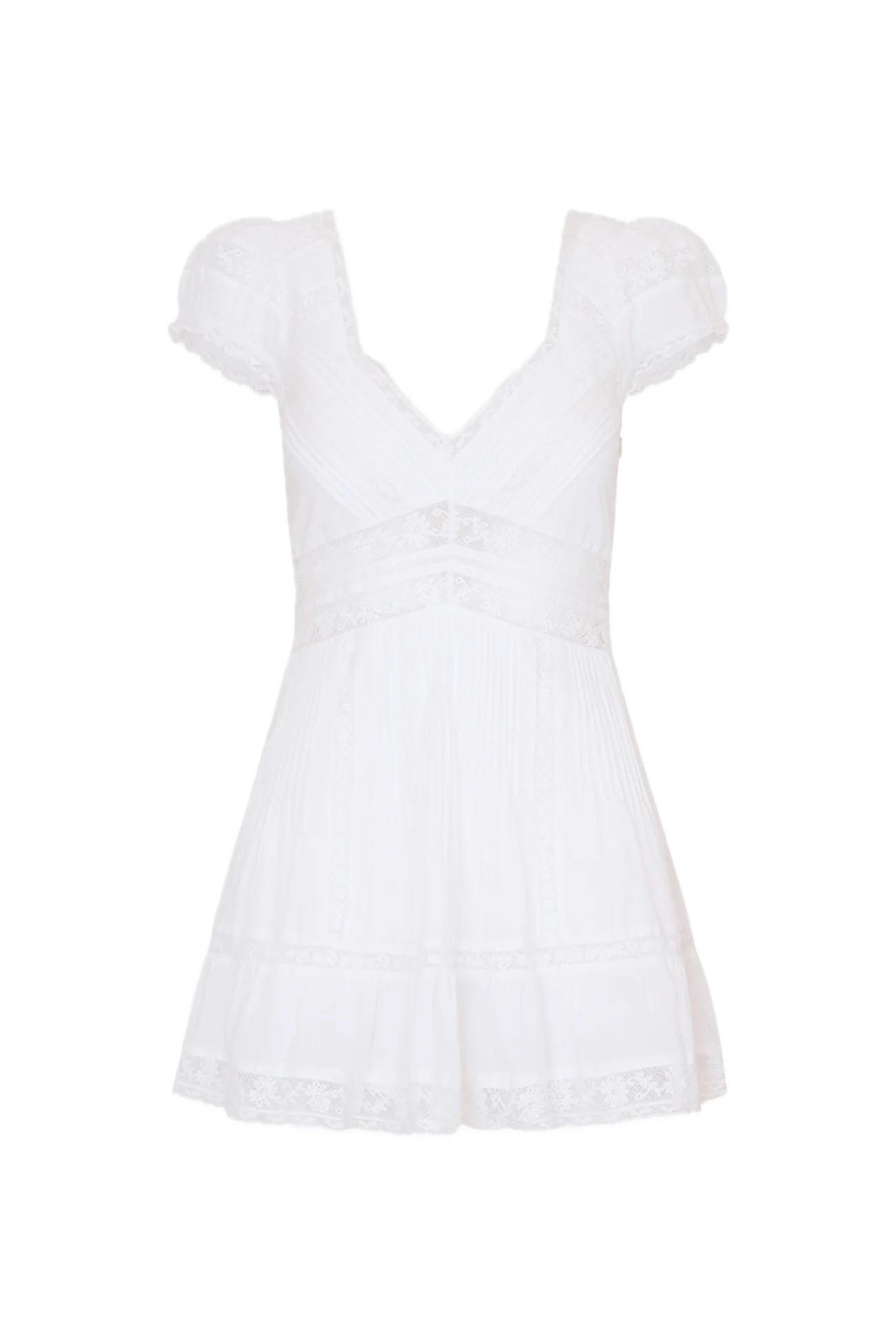 Edena Cotton Victorian Mini Dress