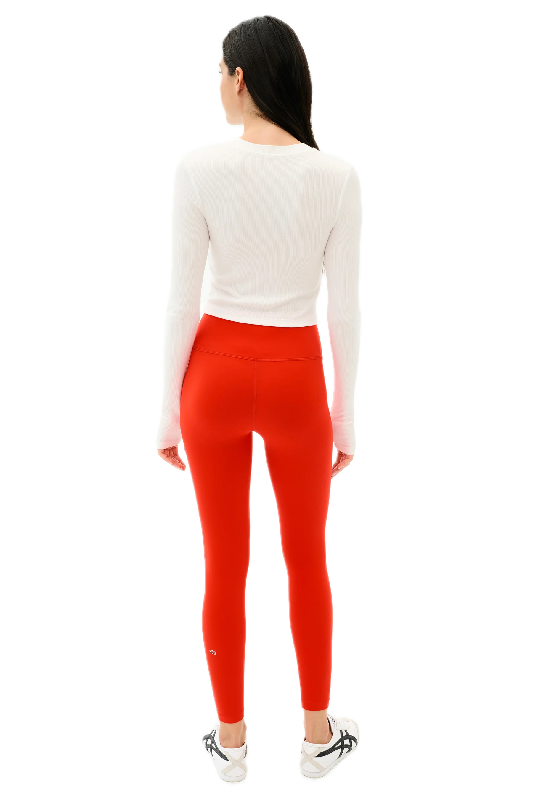 Louise Rib Long Sleeve Crop