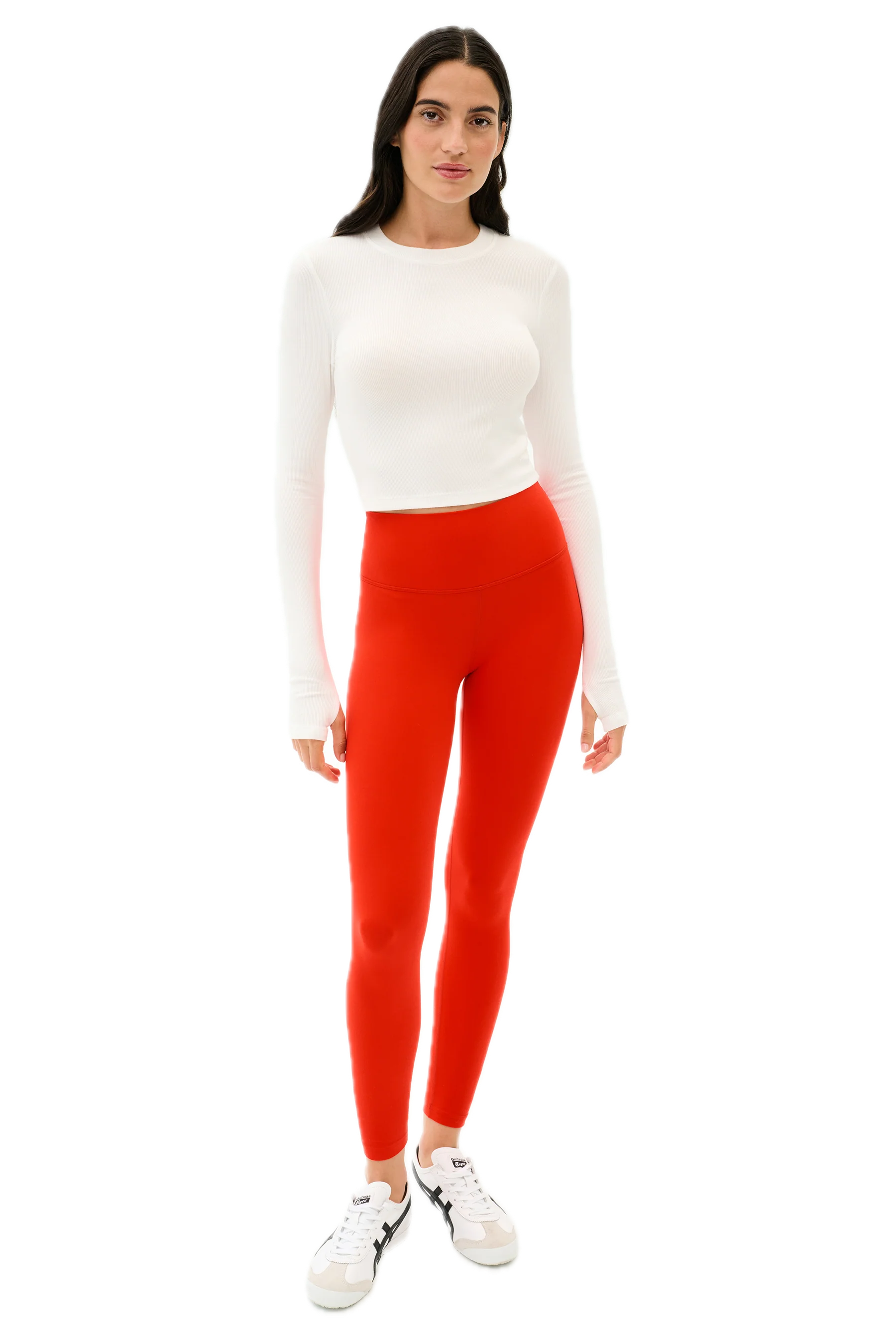 Louise Rib Long Sleeve Crop
