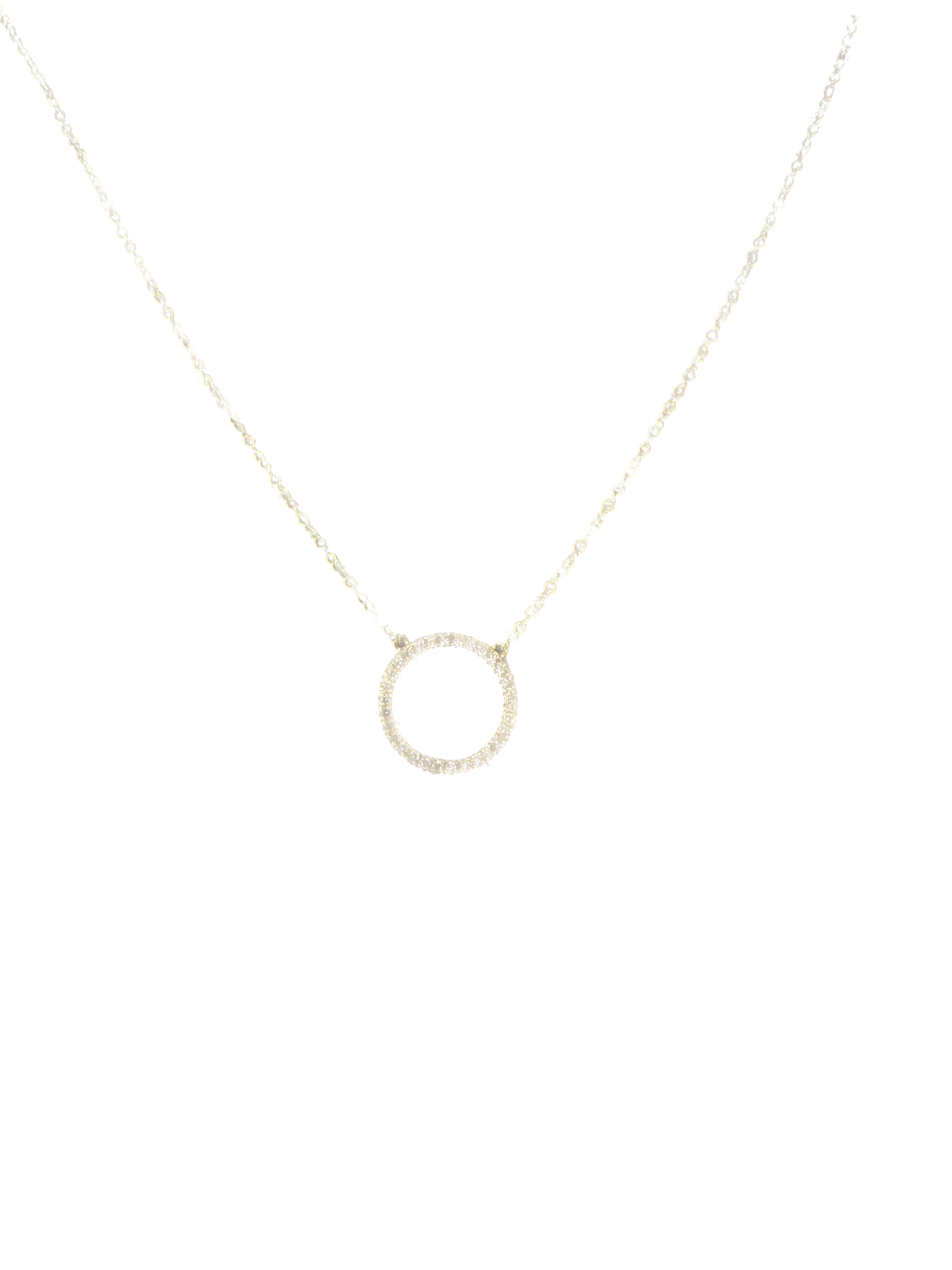 Dime Circle Necklace