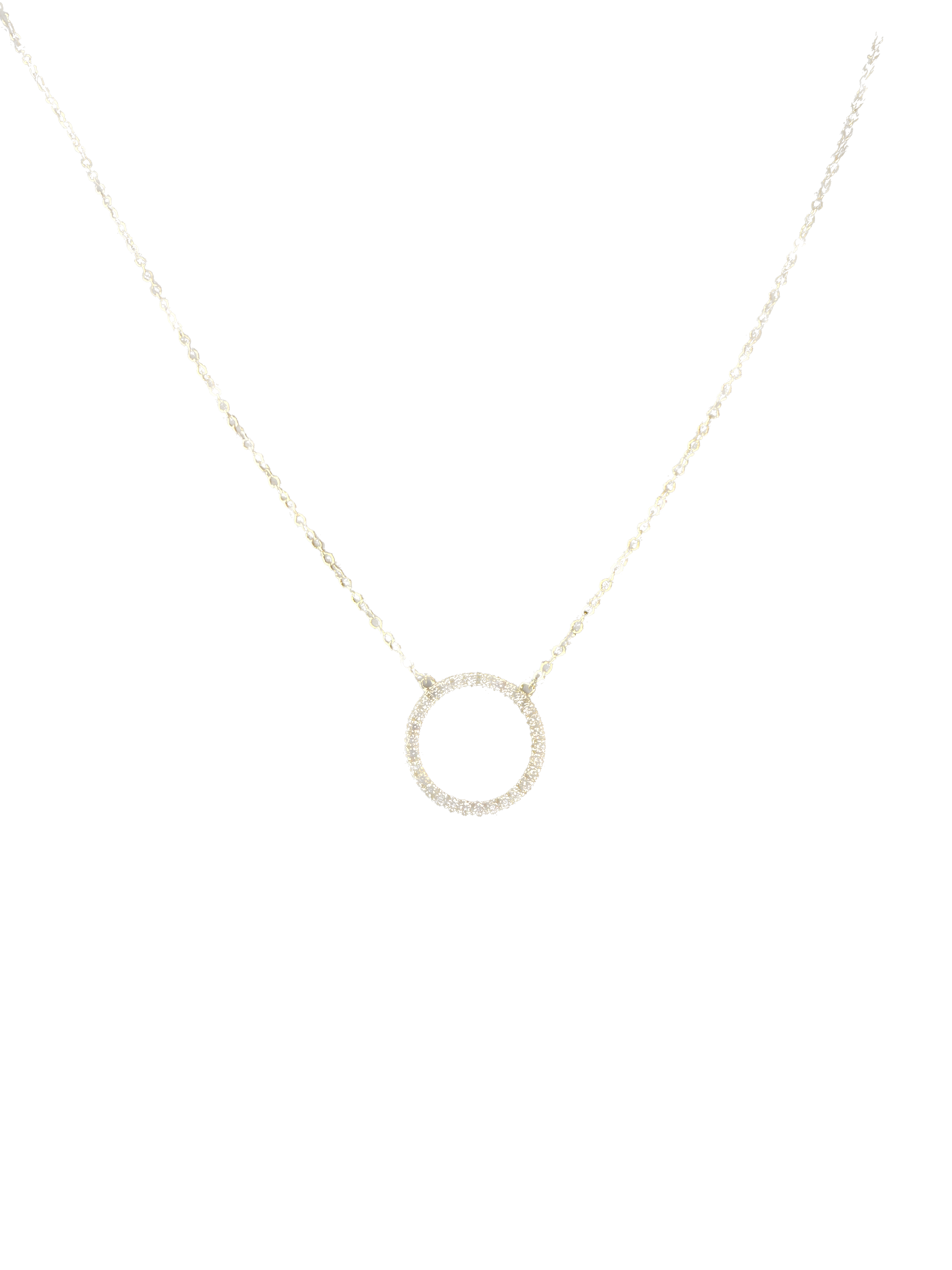 Dime Circle Necklace